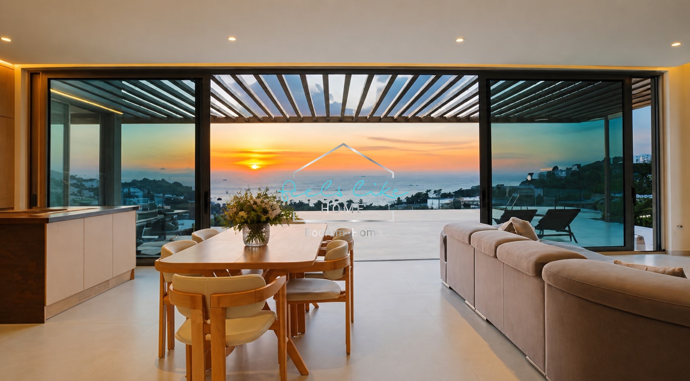 VILLA HOİZON PRİME – Ultra Luxury Smart Villa with Spectacular Sea and Sunset Views in Gümüşlük